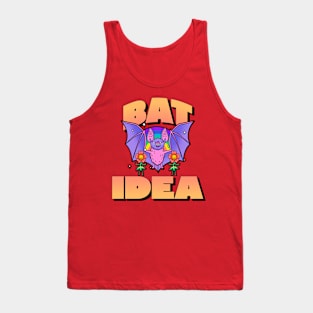 Bat Idea Bat Tank Top